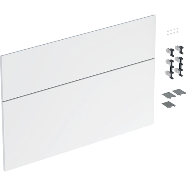 Geberit Schubladenfront Set für iCon für WT B:90cm, weiß glänzend