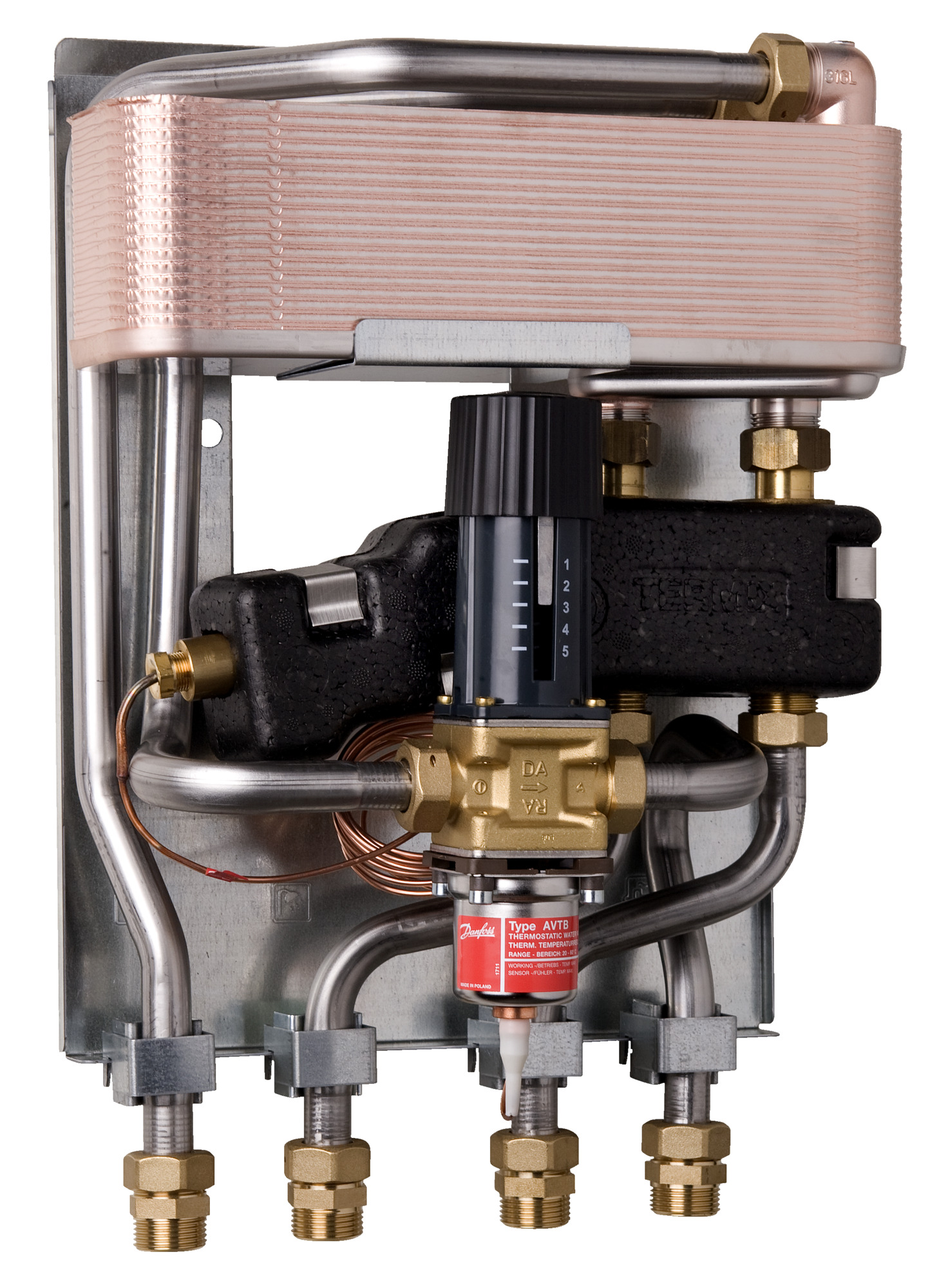Danfoss Durchlauferhitzer Termix One 1 mit Wärmedämmung u. SV, 38kW