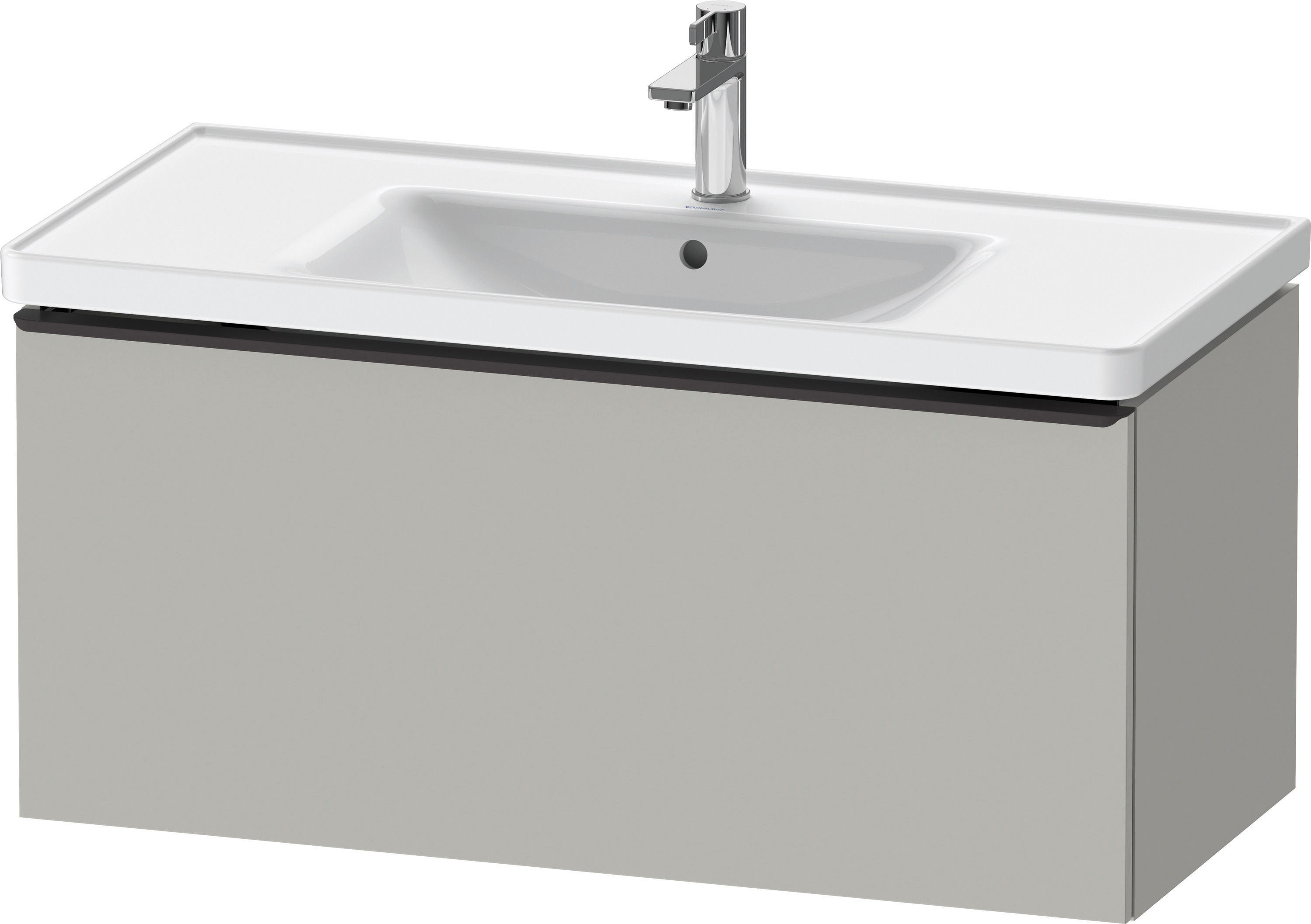 Duravit D-Neo WTU,Wdh,Ausz:1,Gr:Diamant Schw. 984x452x440mm,Betongrau Matt,Dekor