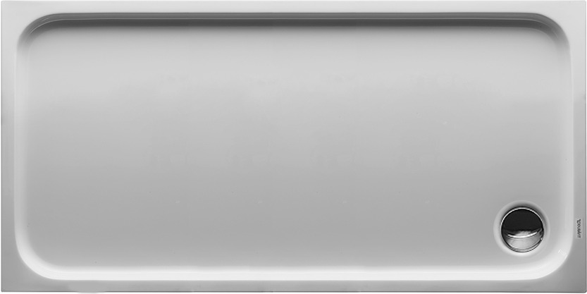 DU D-Code Duschwanne, Rechteckig, 1400x700x85 mm, Weiß, Sanitäracryl