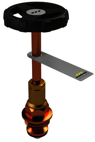 KEMPER Absperr-Oberteil m. EPDM-Dichtung mit verlängerter Spindel, DN20