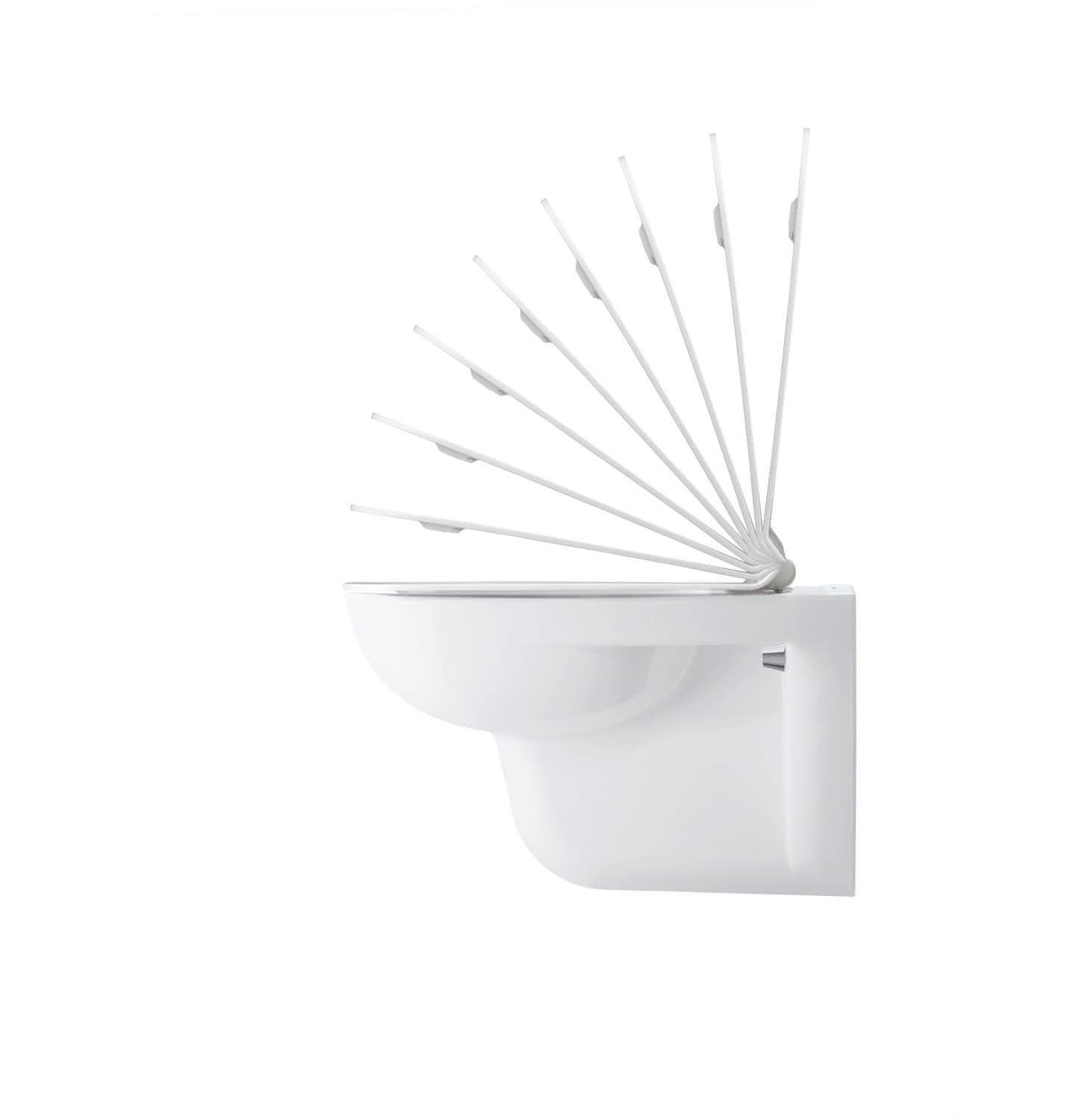 DU WC-Sitz D-Code mit SoftClose Scharniere Kunststoff, weiß