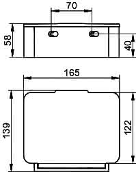 KEUCO Feuchtpapierbox Plan 14967, verchromt