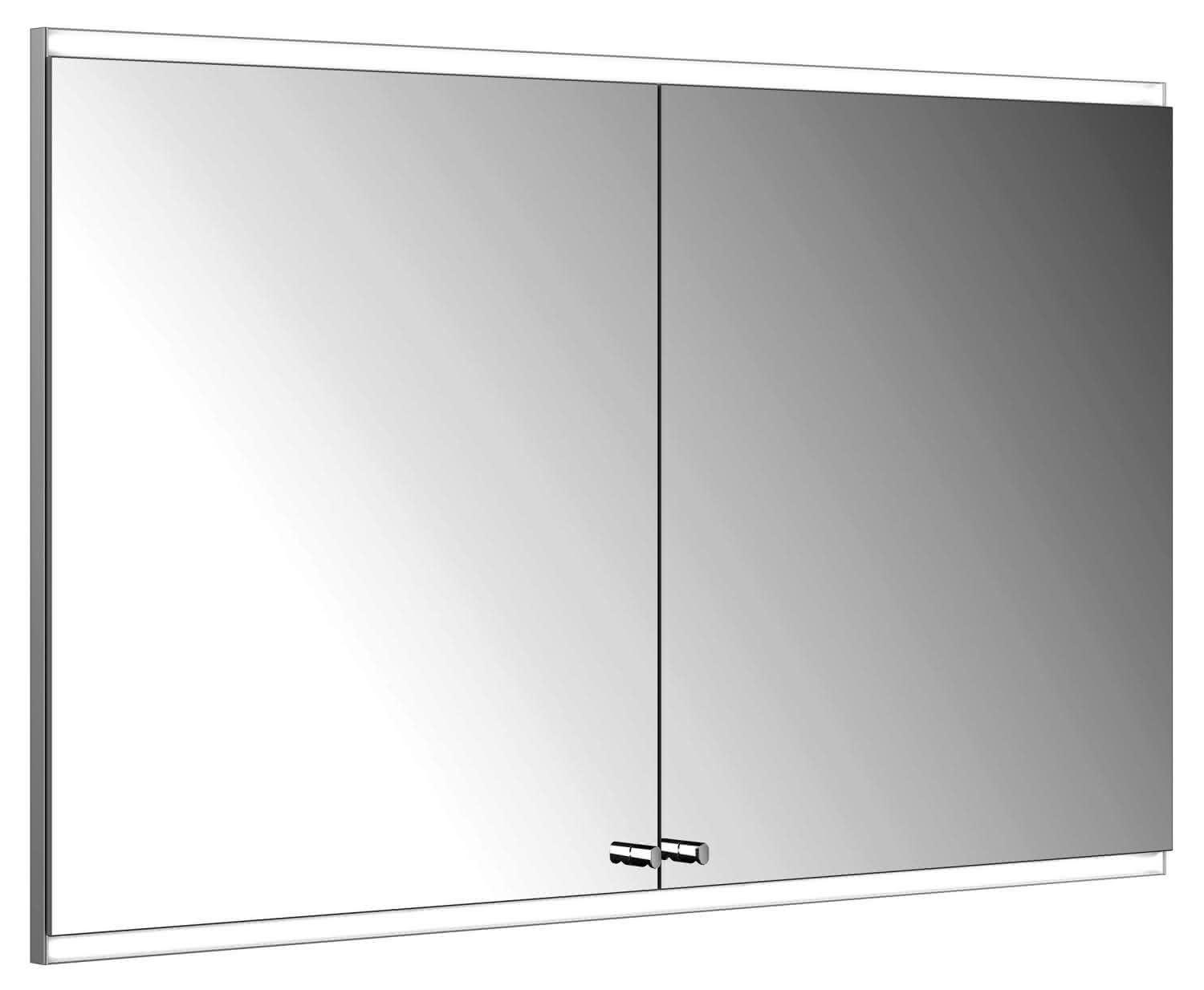 ACTIS-Spiegelschrank Alu m LED-Beleucht. 1200x700x160mm 2-türig Wandeinbau ACTIS-Spiegelschrank Alu m LED-Beleucht. 1200x700x160mm 2-türig Wandeinbau