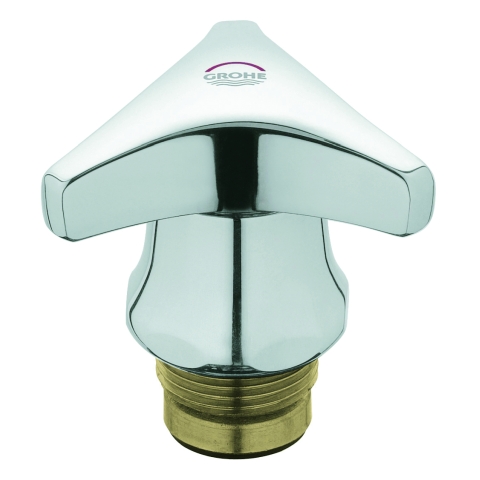 GROHE Oberteil 11105 mit Trecorn Griff Markierung rot 3/4" chrom