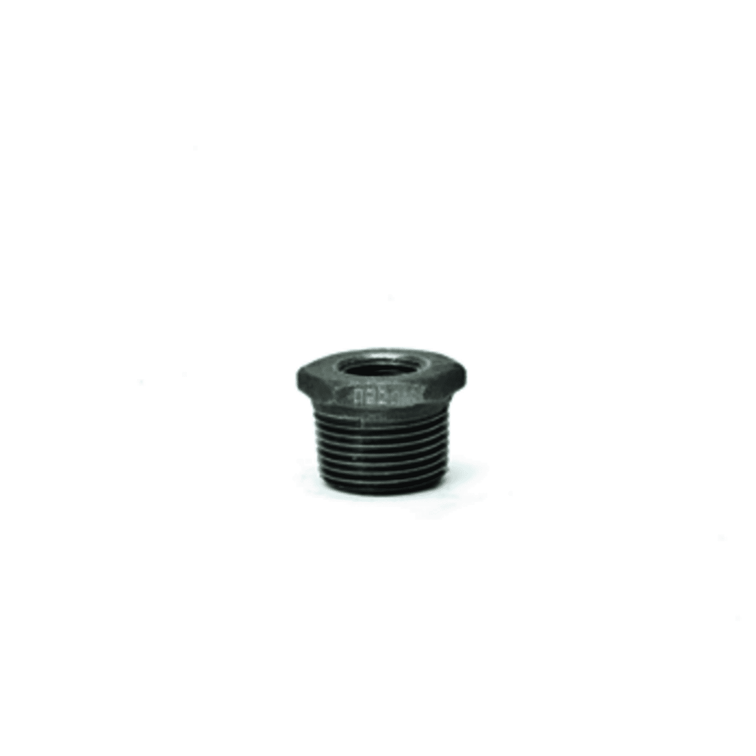 gebofittings Temperguss Gewindefittings 241 - Red.-Nippel 1 1/2" x 3/4", schwarz