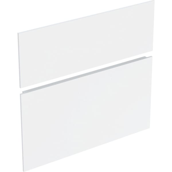 Geberit Set Schubladenfront für Xeno2 US 2 Schubladen, Breite WT 60 cm, weiß