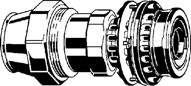 Viega Übergangskupplung SC Geopress K 9713.4TW in 32mm x 32mm Kunststoff