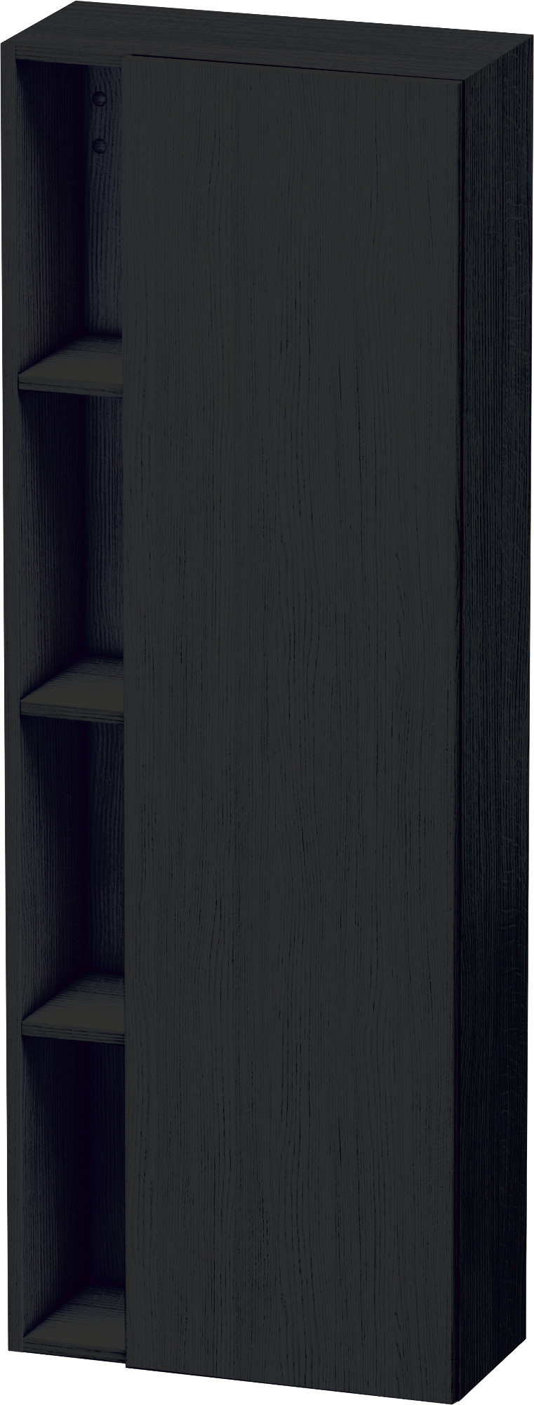 Duravit Hochschrank DuraStyle,240x500x1400mm, 1Tür,TA rechts,Eiche Schwarz