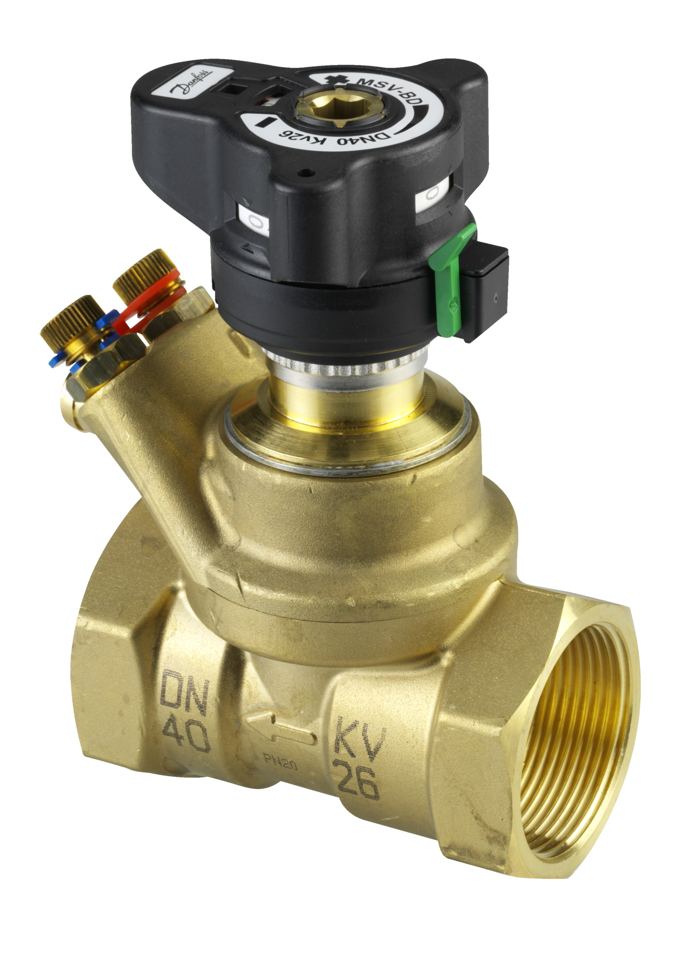 Danfoss Strangregulier-u.Messvent.MSV-BD Leno MSV-BD 40, Rp 1 1/2