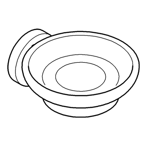 GROHE Seifenschale Essentials 40444_1 mit Halter supersteel
