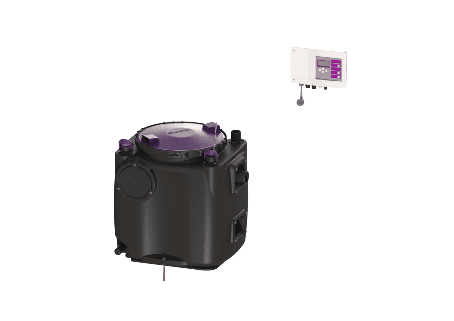 KESSEL-Hebeanlage Aqualift S 100 Duo, GTF 1250, freie Aufstellung