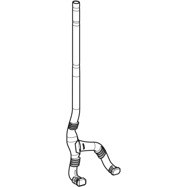 Geberit Leerrohr AquaClean Duofix / GIS Sigma 12 und Kappa 15