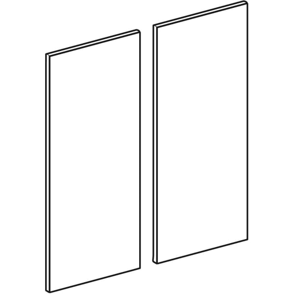 Geberit Set Türen für SPS m. zwei Türen B: 80 cm, lava / lackiert matt (2 St.)