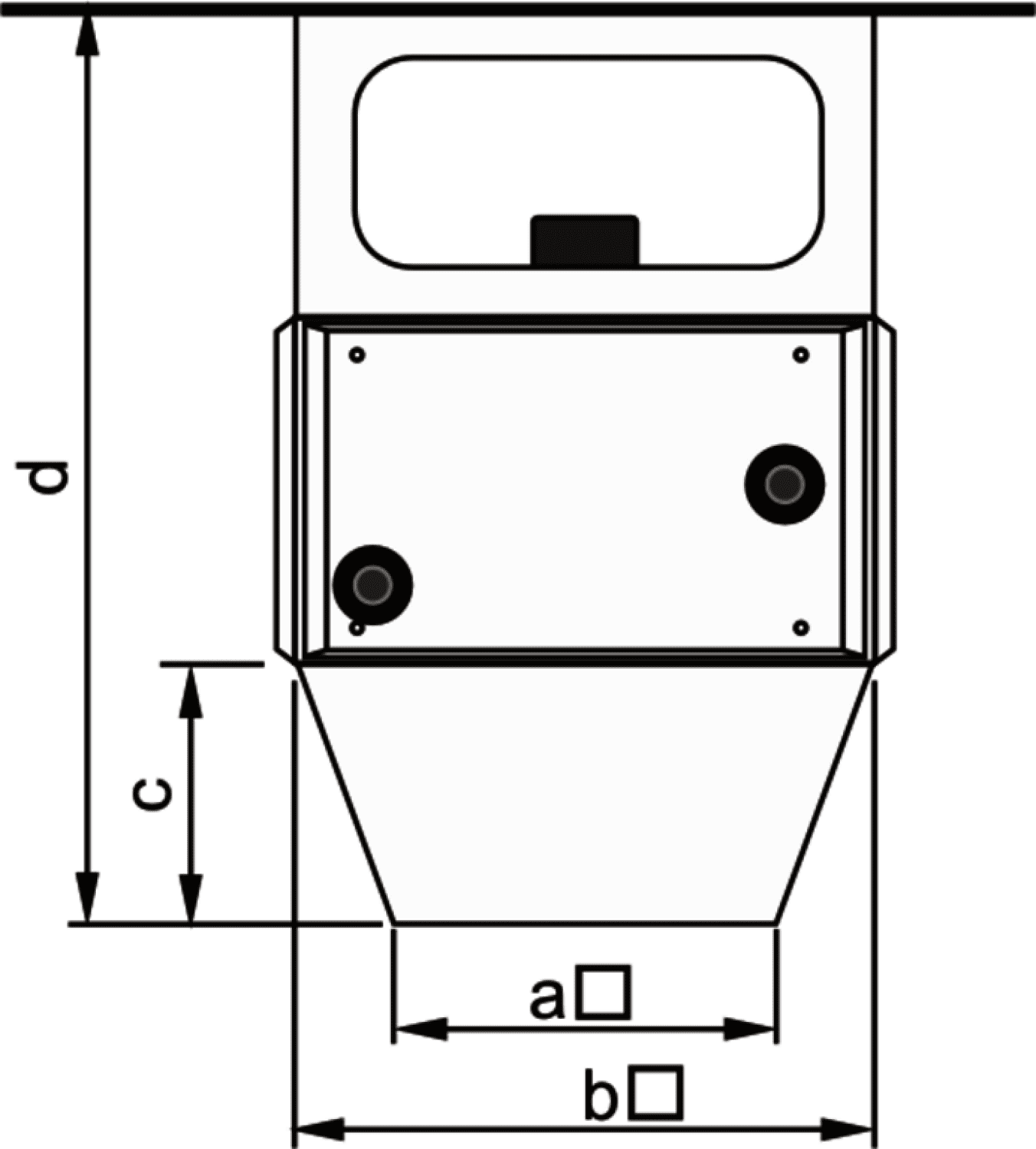 Wolf Ausblaskonus für Luftheizer LH/LH-ATEX 63