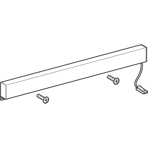 Geberit Set Leuchte oben für Option Spiegelschrank, Breite 75 cm