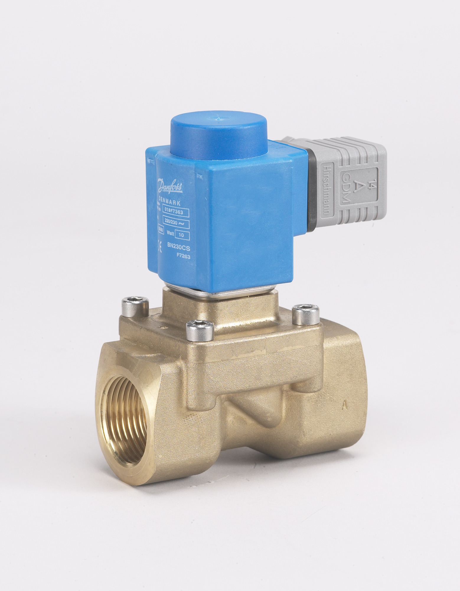 Danfoss Magnetventilgehäuse EV 250B 22BD G 1, kvs 7,0, Wasser/Dampf, NC