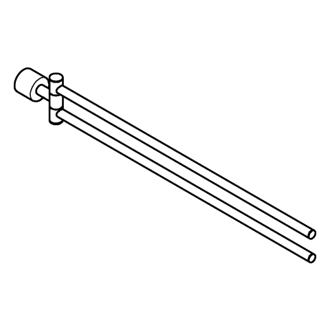 GROHE Handtuchhalter Atrio 40888 2-armig cool sunrise gebürstet