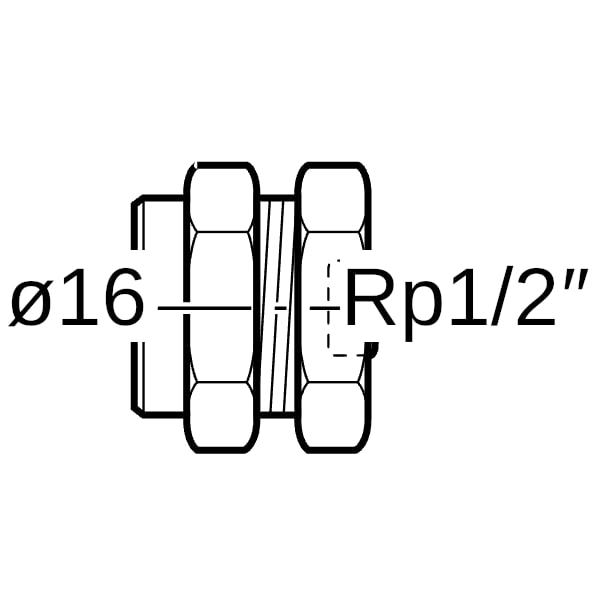 Geberit FlowFit Abpressstopfen für Rohrende d16