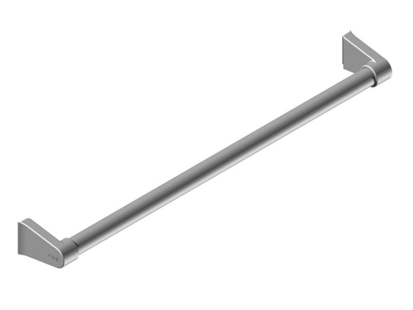 Kermi Handtuchhalter Verteo Oberfläche silber eloxiert