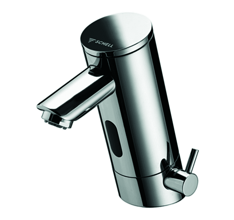 SCHELL WT-Arm. PURIS E HD-M, Elektron. Mischwasser,  Batteriebetrieb, chrom