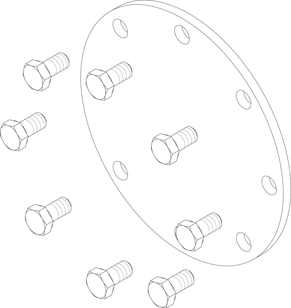 BOSCH Ersatzteil TTNR: 8735100058 Handlochdeckel D180 Kpl. everp