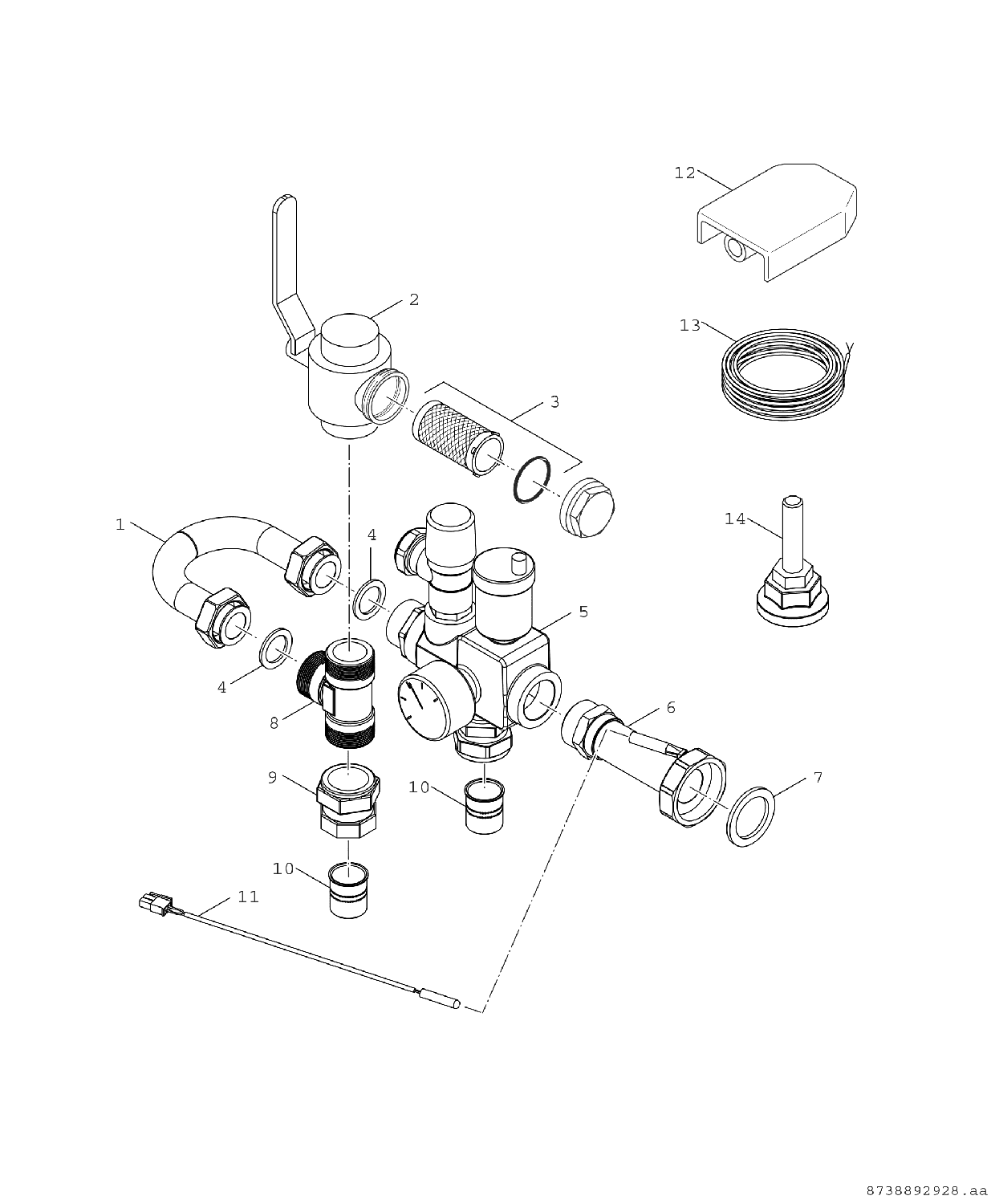 BOSCH Luft/Wasser-Wärmepumpe Compress CS7000i AW 9 IRM, innen, Kompaktmodul