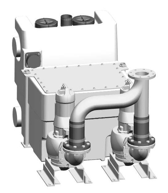 KSB Hebeanlage Compacta UZ12.450 D ohne Rückflusssperre, Steuerung LCB2