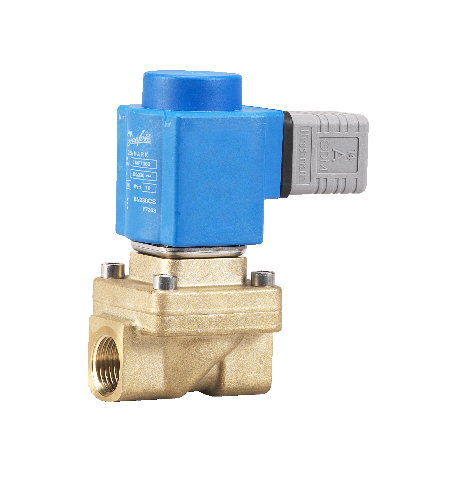 Danfoss Magnetventilgehäuse EV 250B 12BD G 1/2, kvs 4,0, Wasser/Dampf, NC Danfoss Magnetventilgehäuse EV 250B 12BD G 1/2, kvs 4,0, Wasser/Dampf, NC