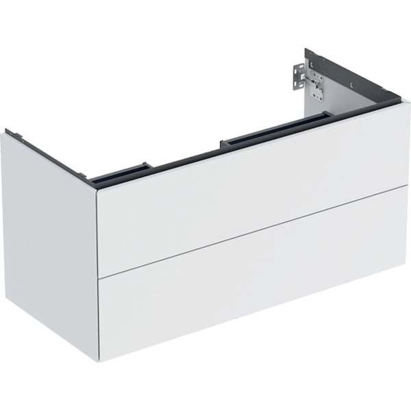 Geberit ONE Unterschrank für WT/-Platte 2 Schubl., 103,6x50,4x47cm, weiß matt