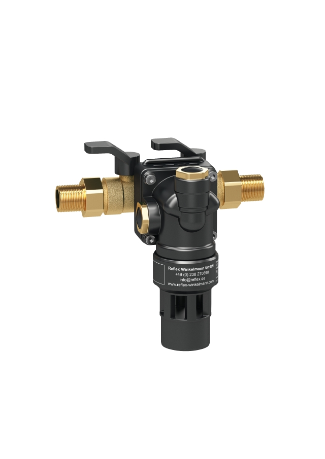 Reflex Nachspeisesystem Armatur Fillset Compact Twist M-Bus mit M-Bus Wasserz. Reflex Nachspeisesystem Armatur Fillset Compact Twist M-Bus mit M-Bus Wasserz.