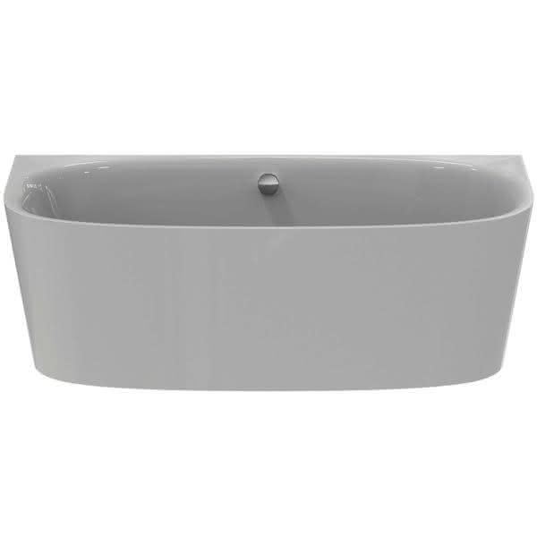 IS D-Form-Badewanne DEA f.Wandan. m.Abl, m.Füller, 1800x800x475/610mm, Weiß