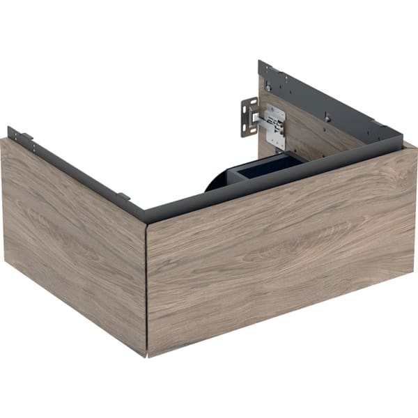 Geberit ONE Unterschrank für WT/-Platte 1 Schubl., 59,2x26,6x47cm, Nussb.hickory