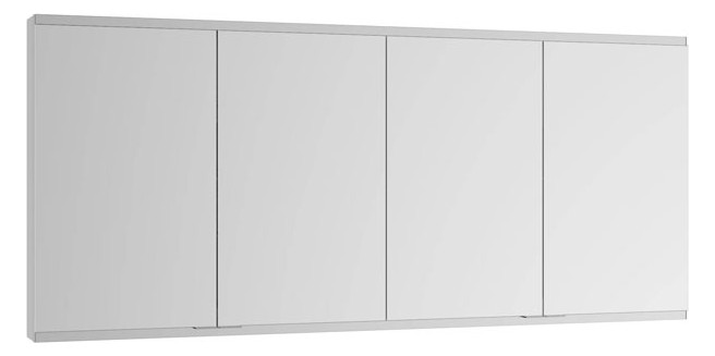 KEUCO Royal Modular 2.0 SPS, unbel. 80040, Vorb,4Steckd,sb-elox,2000x700x120mm