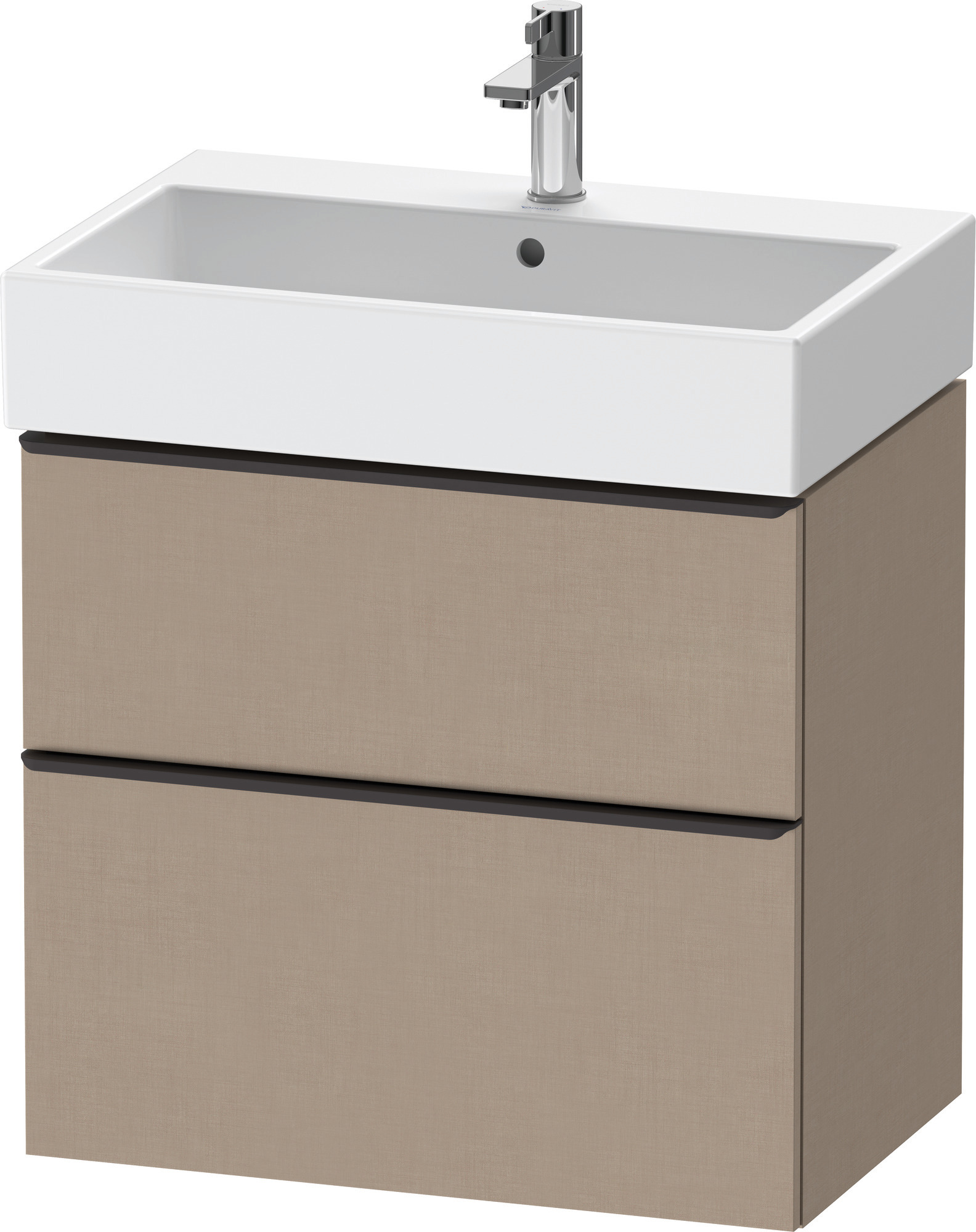 Duravit D-Neo WTU,Ausz:1,Schubk:1,GR:Dia.Schw 684x442x625mm,Wandh, Leinen Matt, Dekor