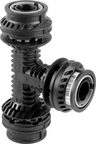 Viega T-Stück mit SC Geopress K 9718G in 40x40x40mm Kunststoff