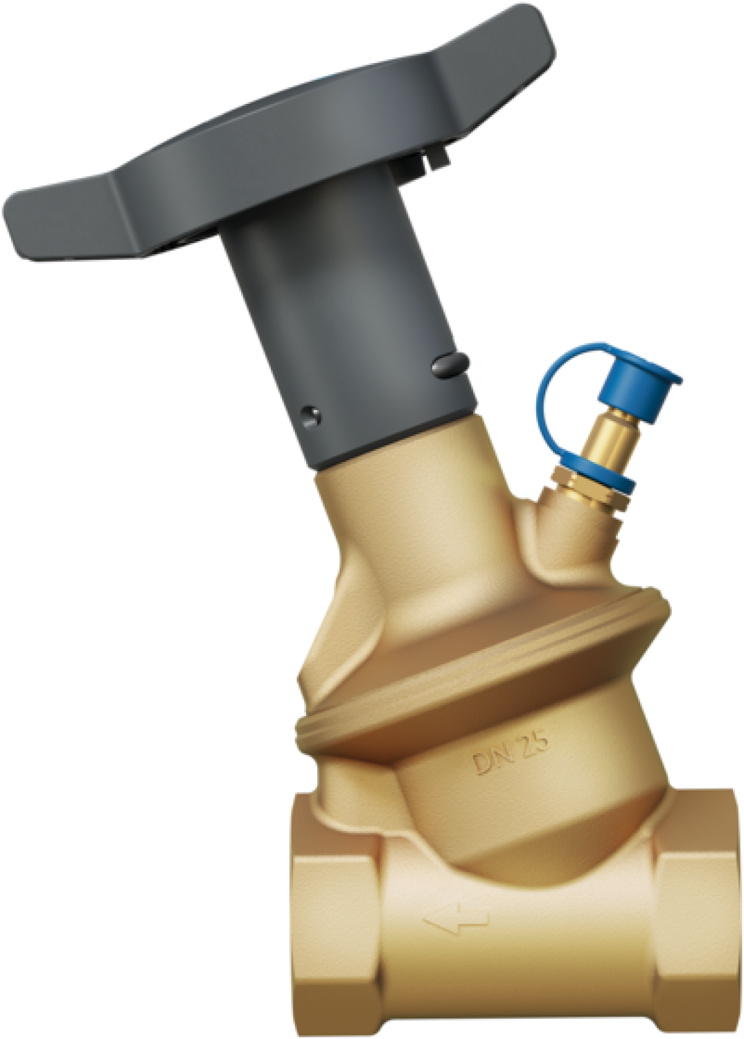 Oventrop-DP-Regler HydroControl D PN25 DN15, Rp1/2 IG, EZB, 5-30kPa