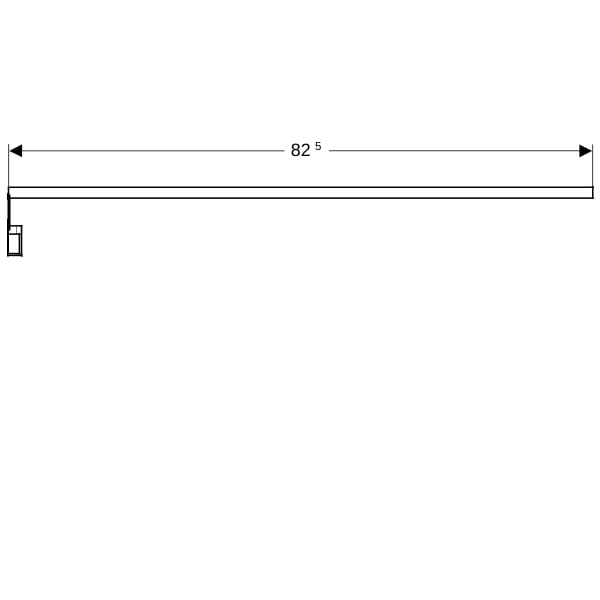 Geberit Lichtleiste für Innenschublade Länge: 82,5cm