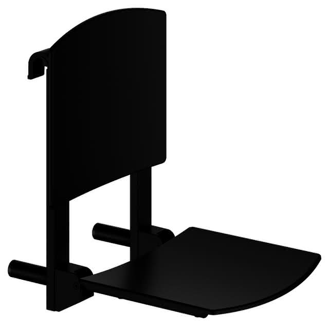 KEUCO Klappsitz zum Einhängen Care 35181 sw-matt sw