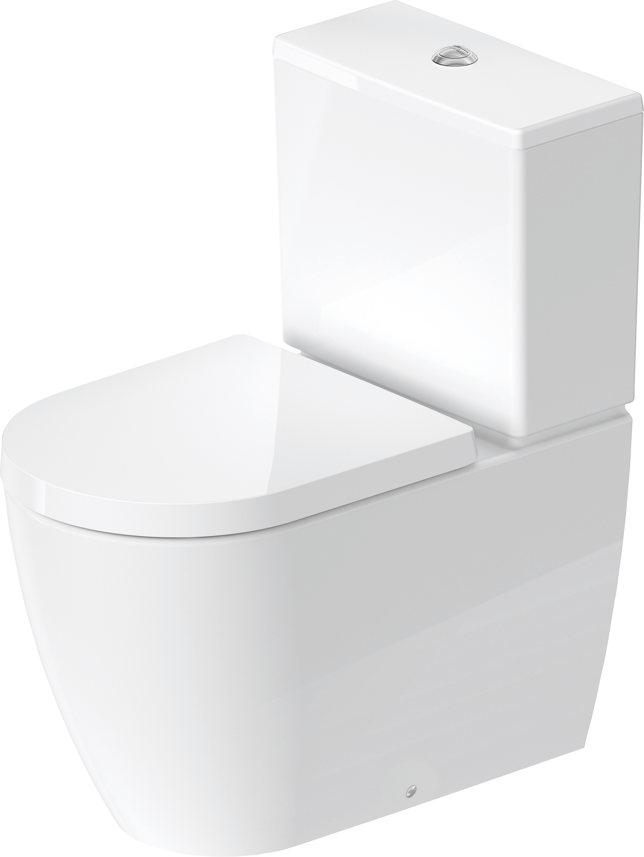 DU Stand-WC Kombi ME by Starck 650 mm Tiefspüler, f.SPK, Abg.vario, weiß, WG