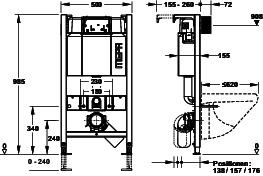 nextVIT WC-Element Typ B31 SBH 100