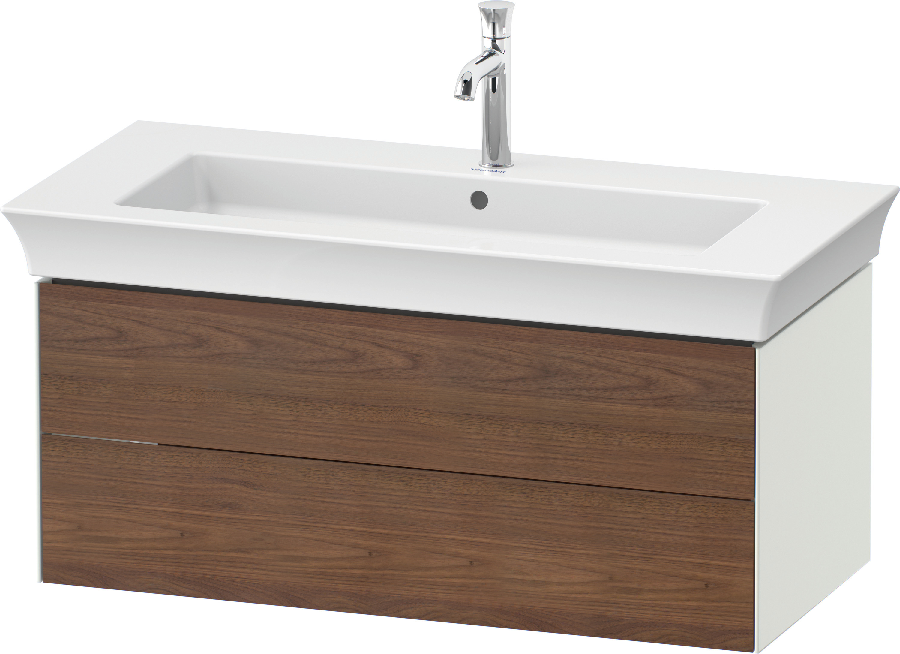 Duravit WTU White Tulip wandh., 2 SchKa 410x984x458mm,A.Nuss.M/Weiß Seidenmatt