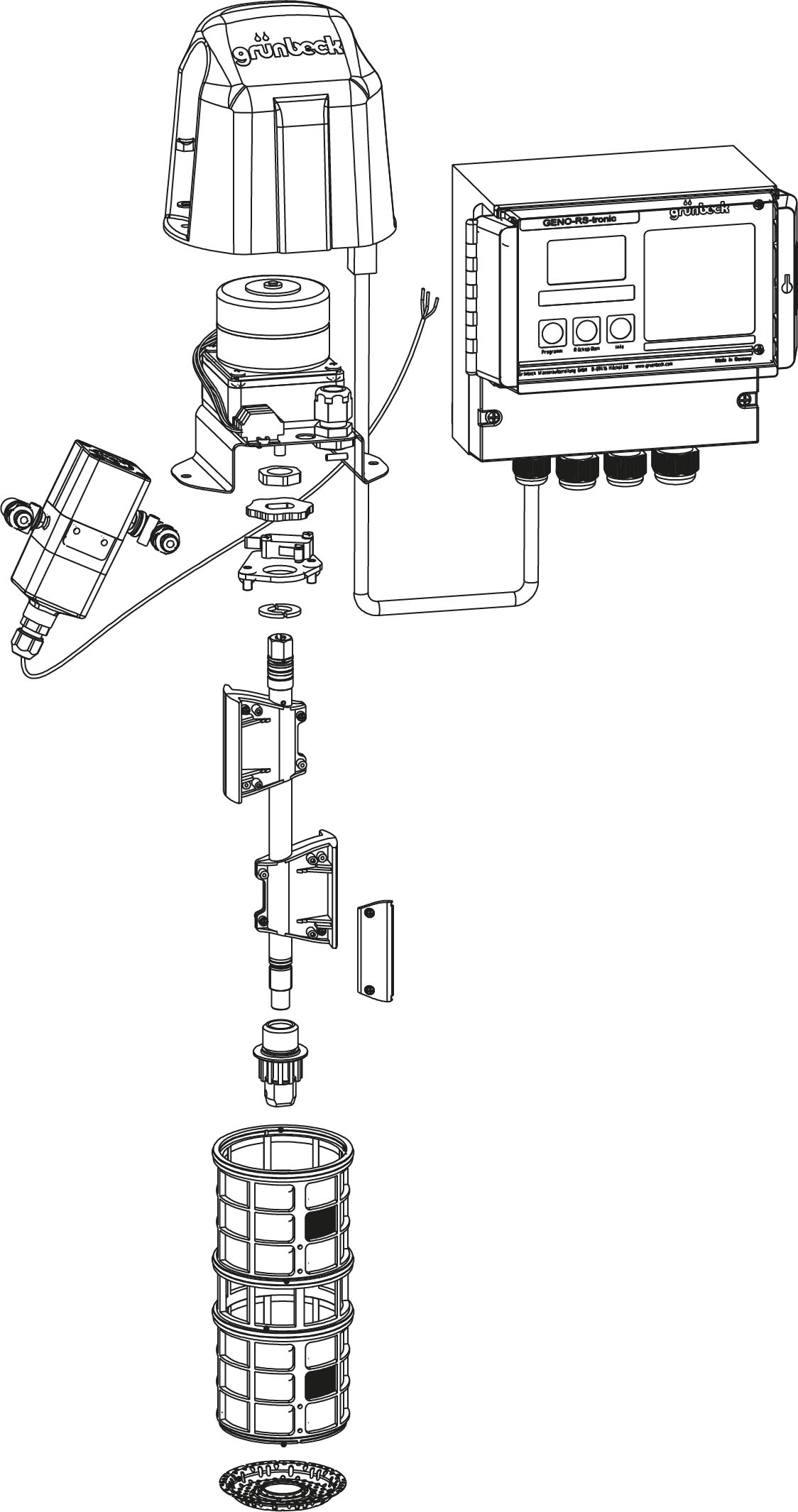 Gruenbeck Umrüstsatz MX (A) / MXA (B) 1 1/2"- DN65
