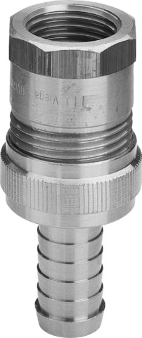 Viega Standrohrverschraubung 1842 in 1 Zoll x Rp1 1/4 Messing