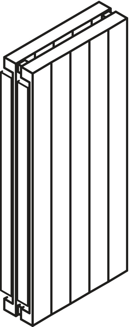 Kermi Heizwand HVN Typ22 BH2000x122x840 QN3536, RAL9016, 6 bar, ANB12