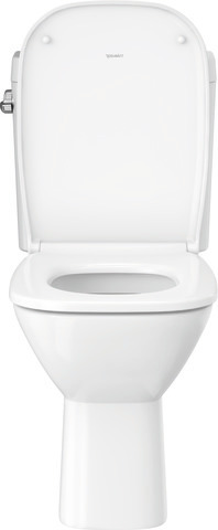 DU WC-Sitz D-Code mit Absenkaustomatik Scharniere edelstahl, lang, weiß