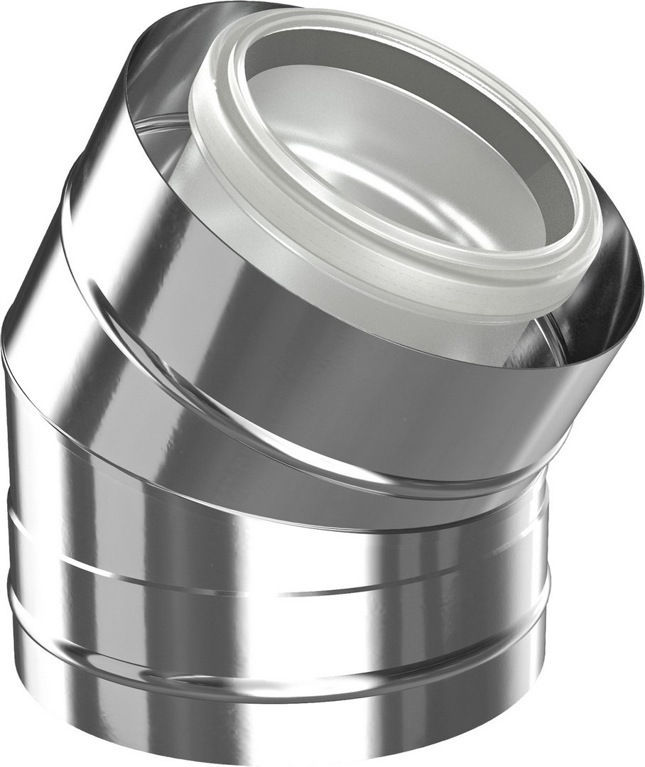 BOSCH Abgaszubehör FC-CE80-30 Bogen konzentr. d:80/125, 30Gr Edelstahl