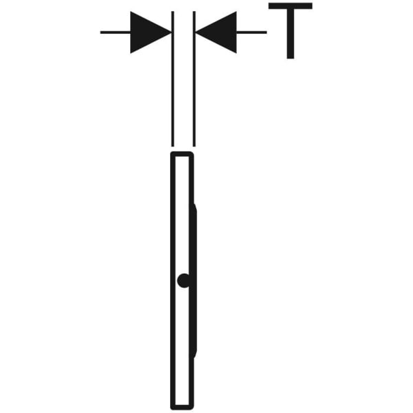 Geberit Sigma10 WC-Strg. elektron.Spül, Netz 2-M-Sp., auto./bl/BT, hgl.verchr./chrm