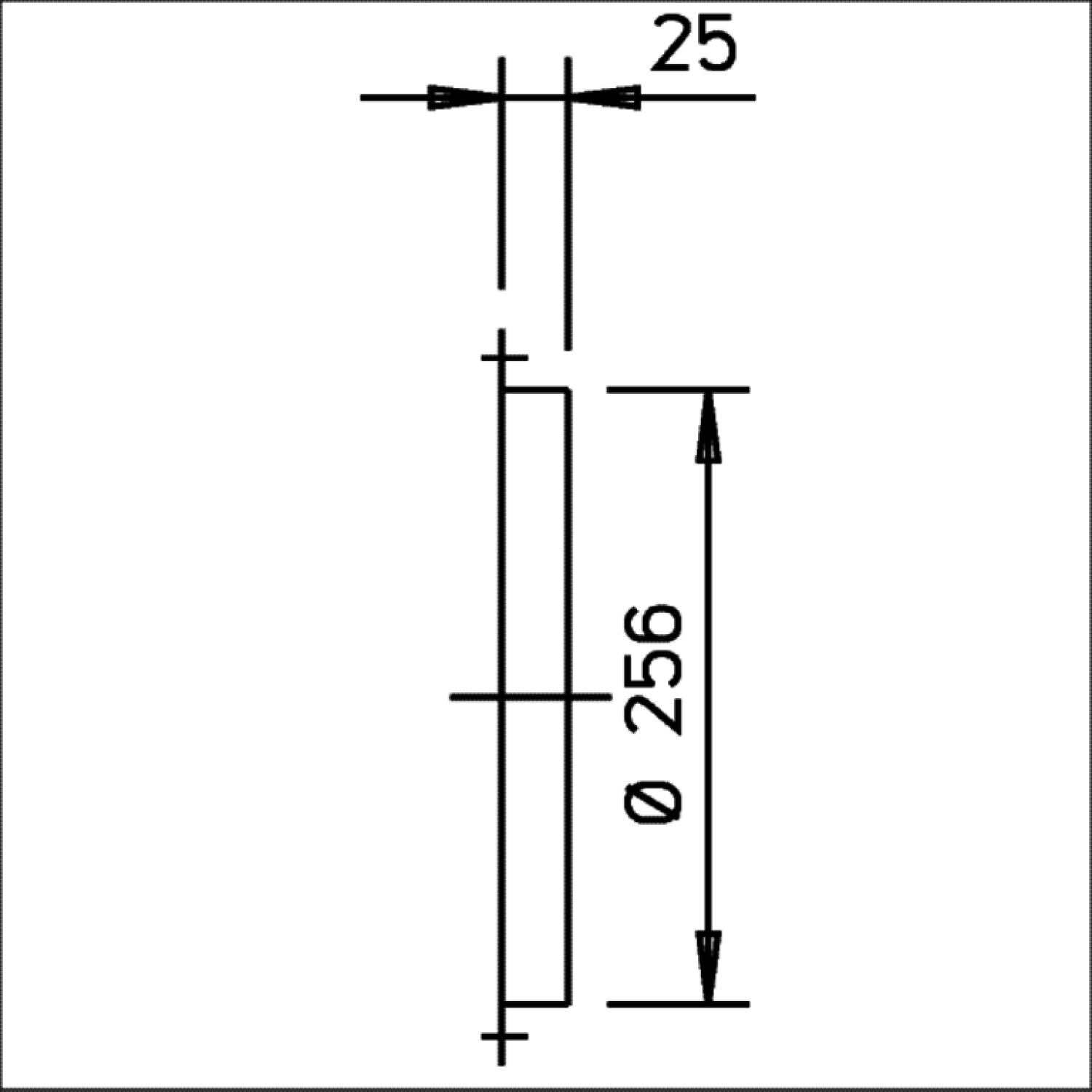 Helios FR 250 Winkel-Flanschring
