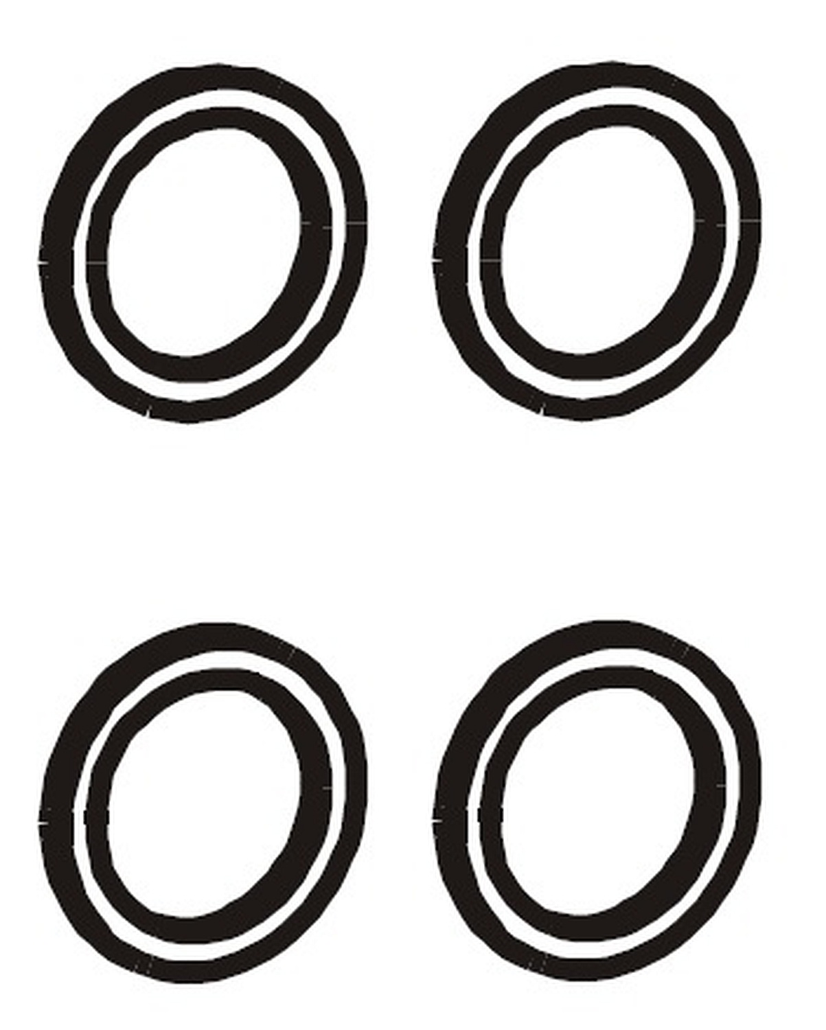 Gruenbeck O-Ringsatz DN 22, DN 25, 4 Stück